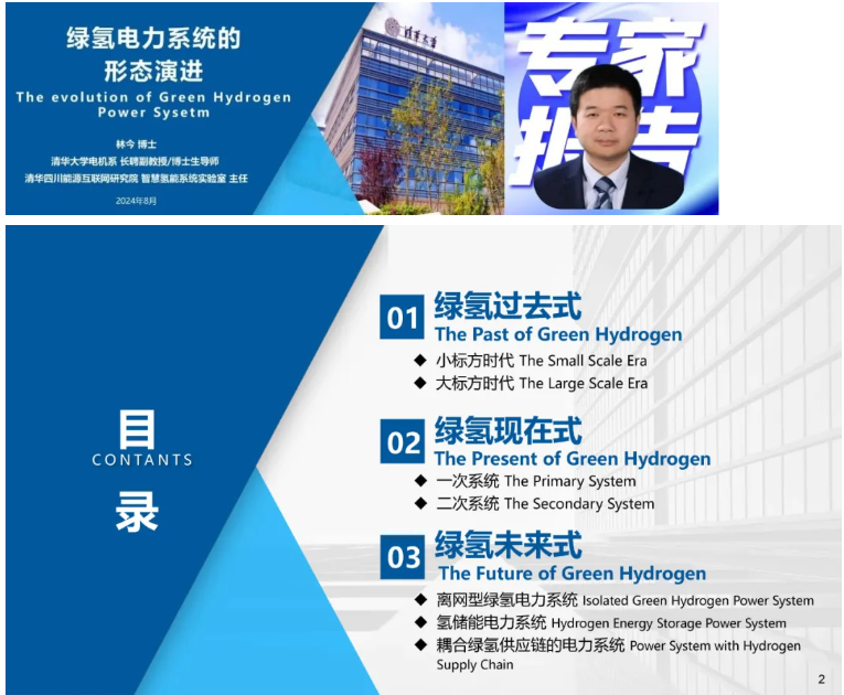 清华大学林今：绿氢电力系统的形态演进
