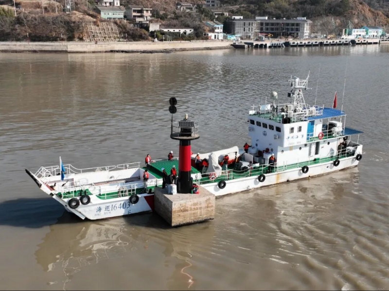 氢能赋能航海保障 六横港航标供电体系实现绿色升级