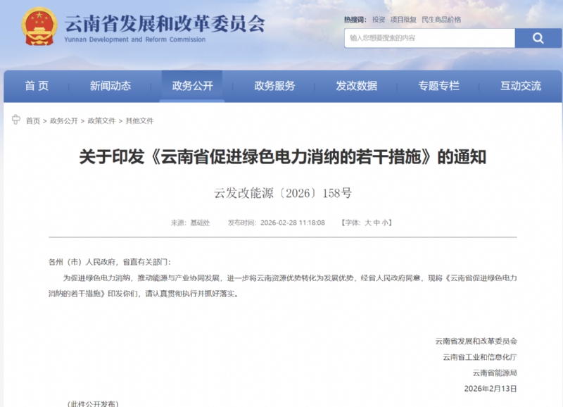 云南15条绿电消纳新政：绿色氢氨醇一体化项目最高补贴13元/公斤